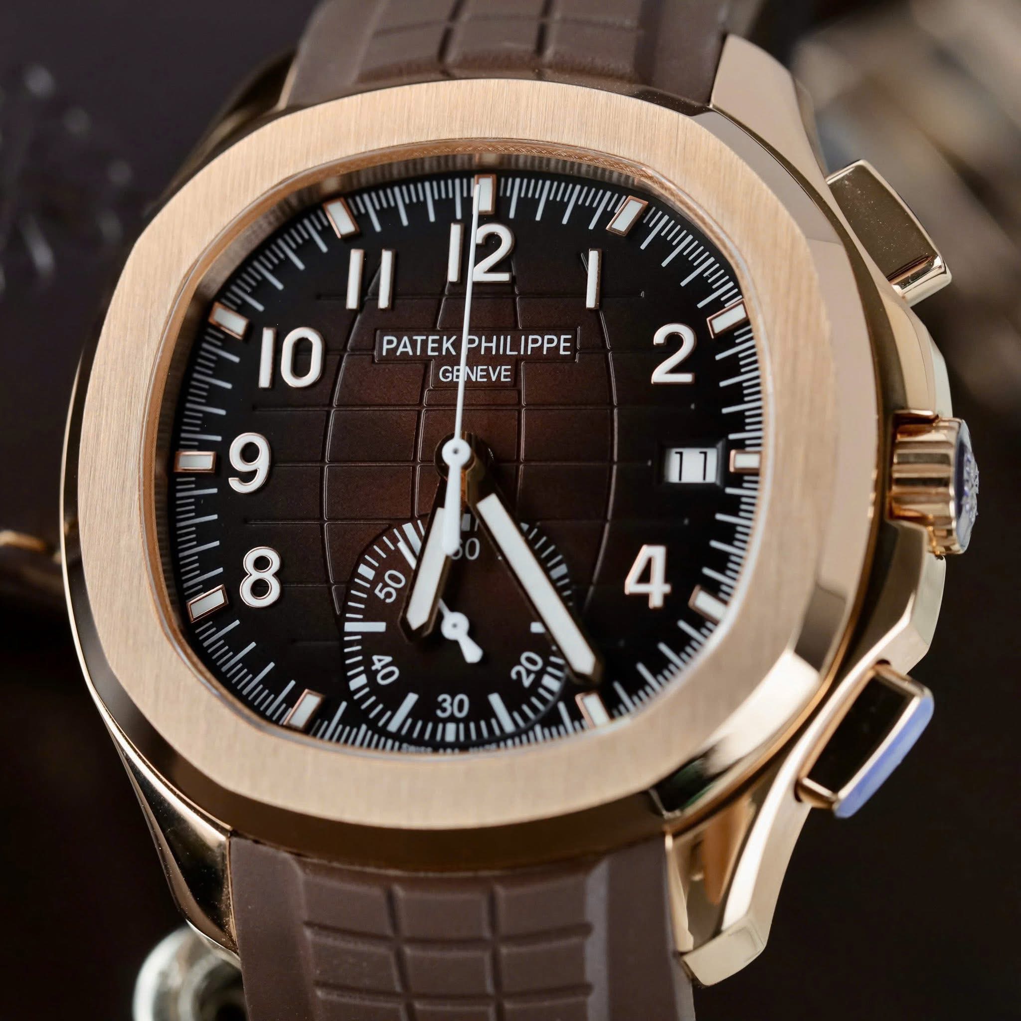 Patek Philippe Aquanaut Euro Grade – Brown & Rose Gold Tone - Image 6