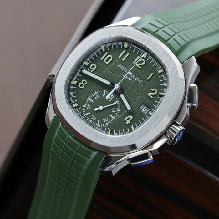 Patek Philippe Aquanaut Chronograph 5968G-010 | Euro Grade – Khaki Green Dial
