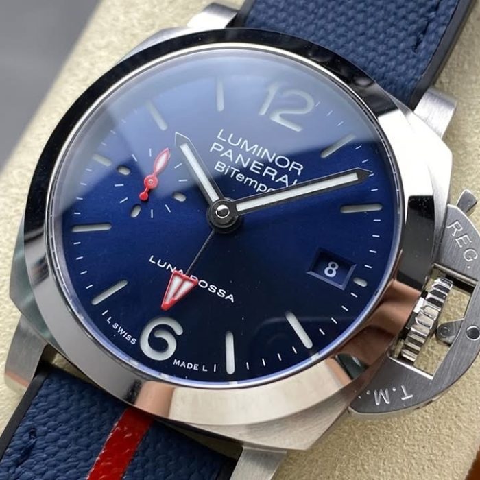 Panerai Luminor Quaranta BiTempo Luna Rossa Swiss 1:1 Grade Watch – Blue Dial