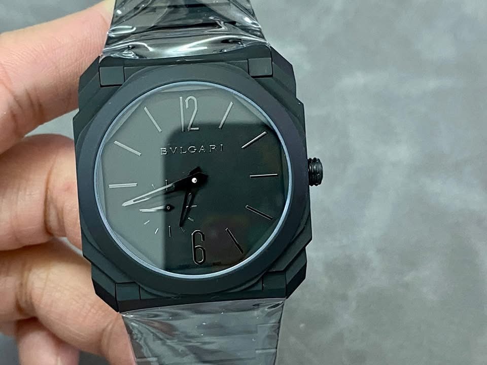 Bvlgari Octo Finissimo Swiss 1:1 Grade Watch – Black Dial & Integrated Bracelet - Image 8
