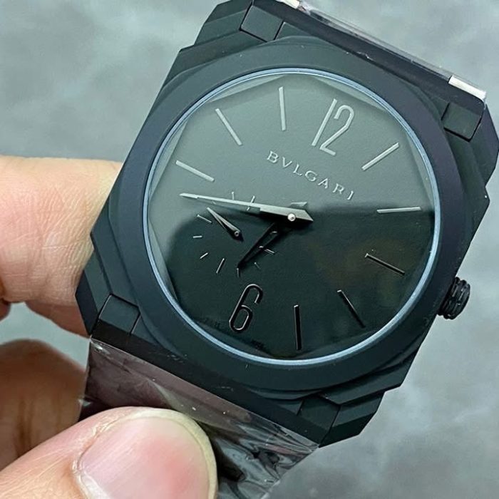 Bvlgari Octo Finissimo Swiss 1:1 Grade Watch – Black Dial & Integrated Bracelet