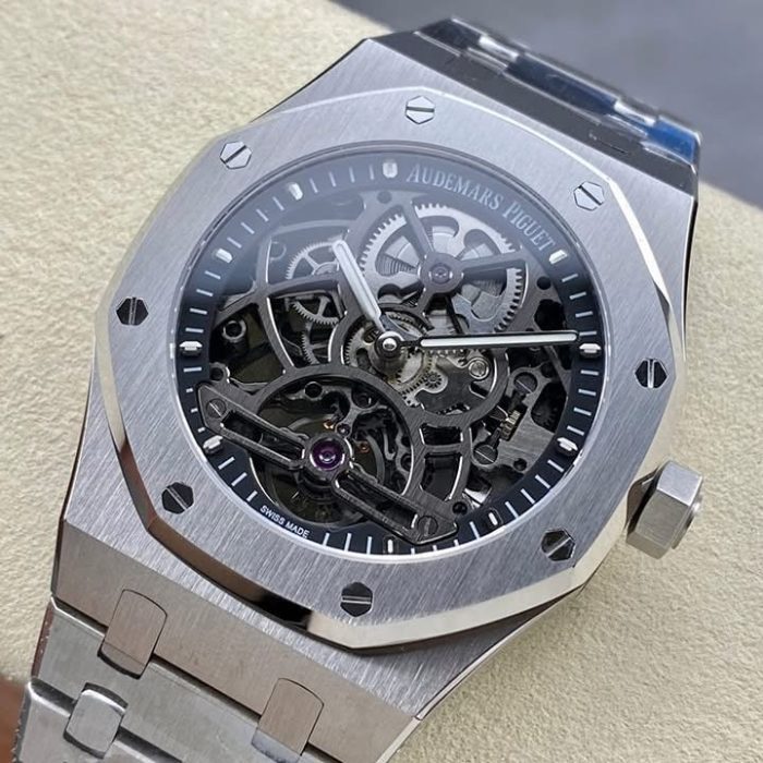 Audemars Piguet Royal Oak Double Balance Wheel Openworked Swiss 1:1 Grade Watch – Skeleton Dial