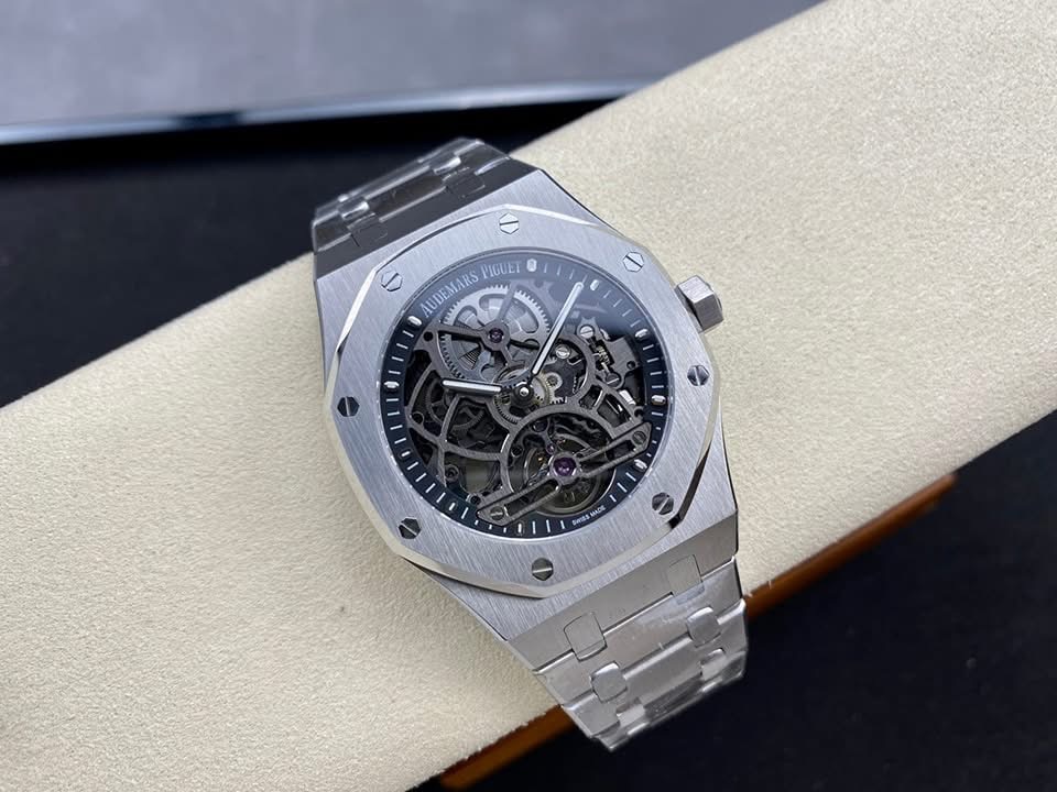 Audemars Piguet Royal Oak Double Balance Wheel Openworked Swiss 1:1 Grade Watch – Skeleton Dial - Image 8