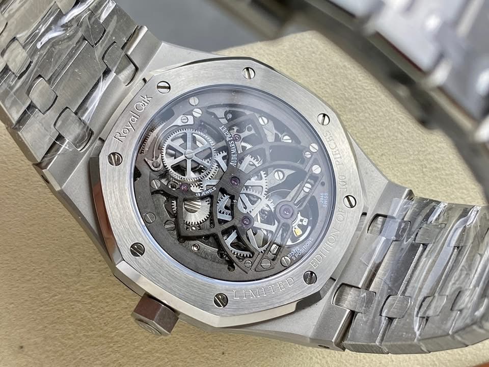 Audemars Piguet Royal Oak Double Balance Wheel Openworked Swiss 1:1 Grade Watch – Skeleton Dial - Image 6