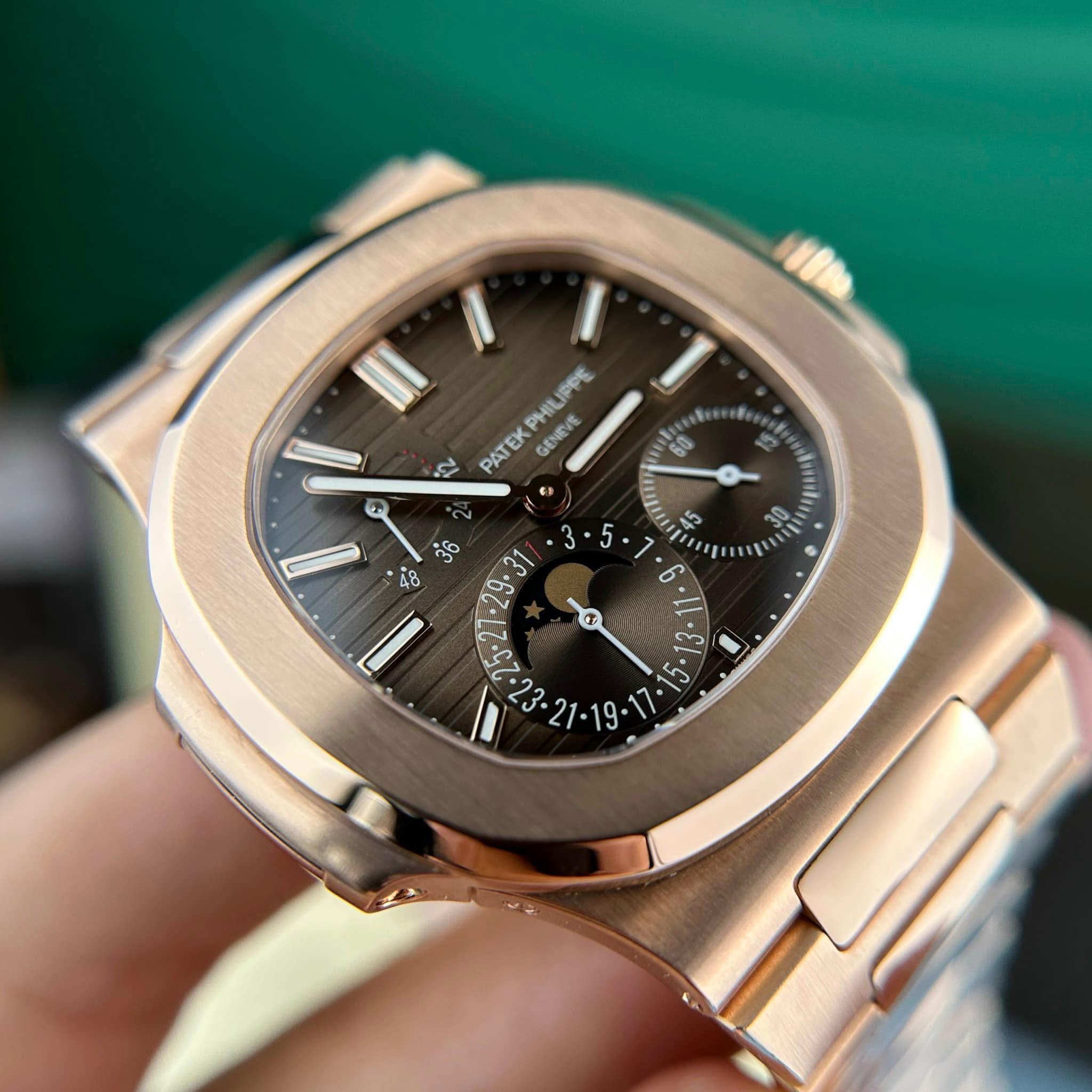 Patek Philippe Nautilus 5712/1R- 001 Rose Gold – Swiss 1:1 Grade Watch - Image 3
