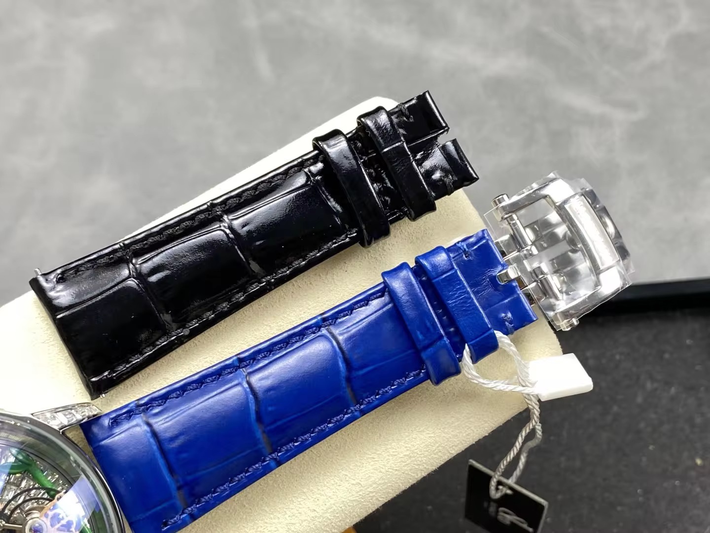 Jacob & Co. Astronomia Art Panda Baguette – Swiss 1:1 Grade Watch, Silver with Diamond Case & Panda Sculptures - Image 8