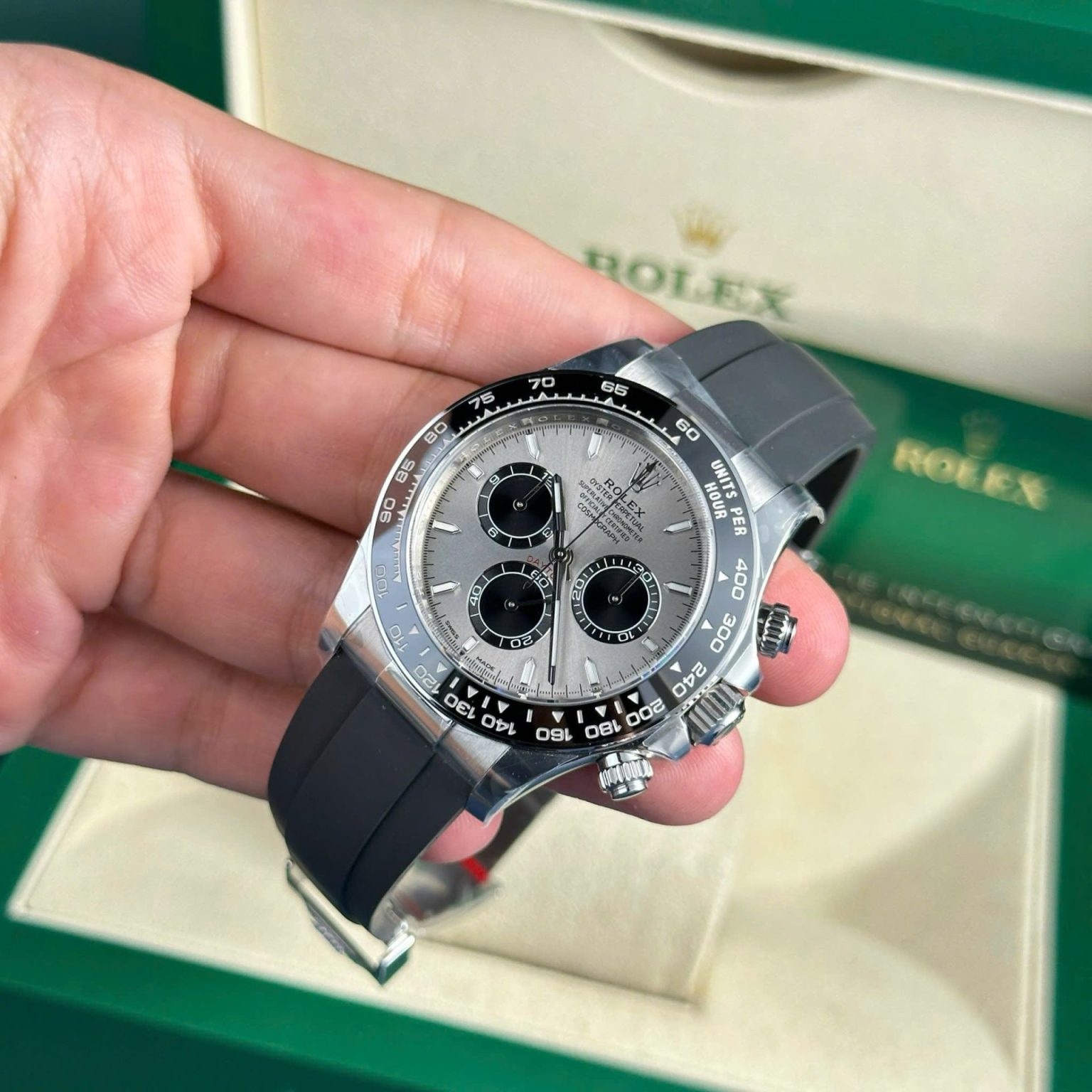 Rolex Daytona 126519LN Gray Dial 40mm Swiss 1:1 Grade Luxury Watch - Image 3