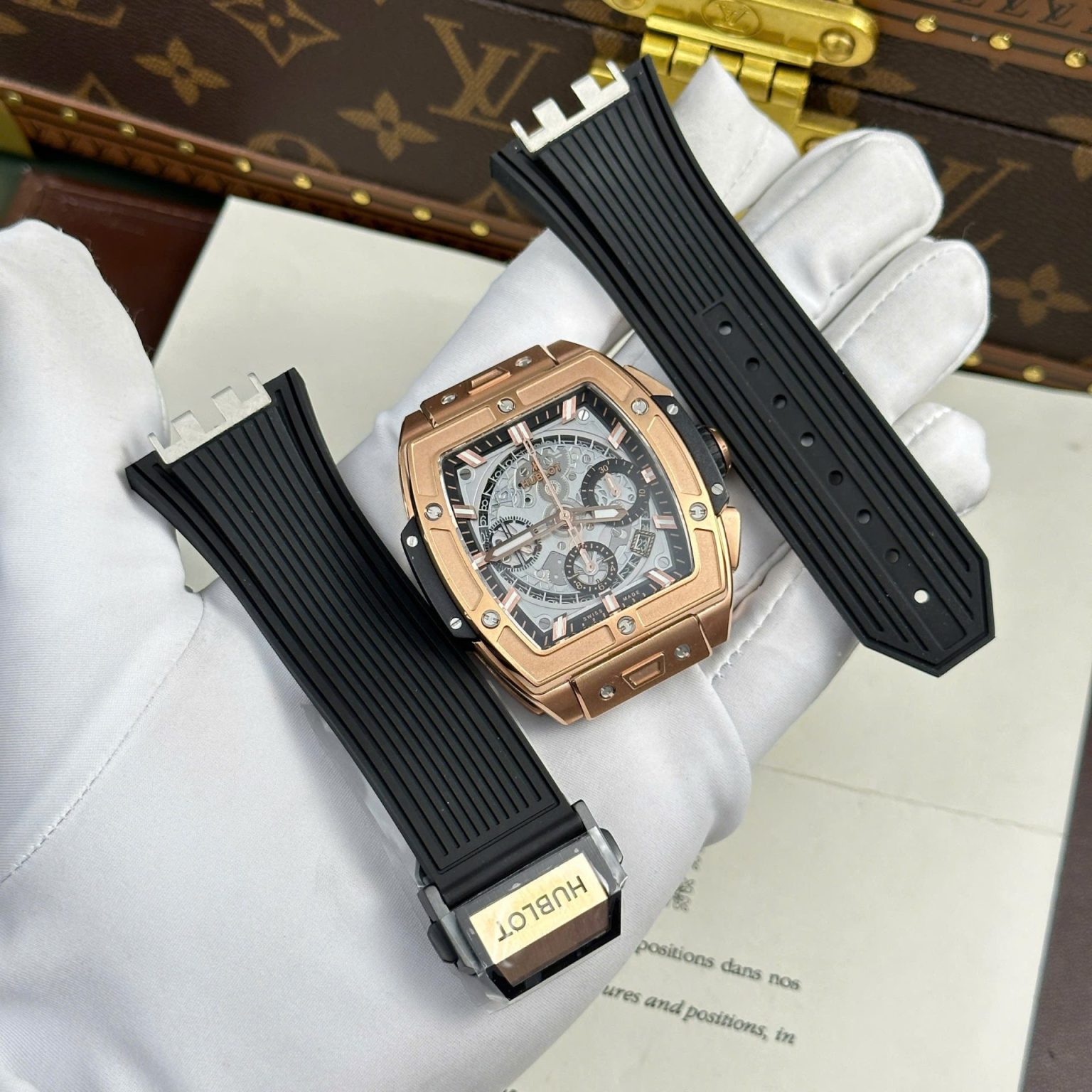 Hublot Spirit of Big Bang King Gold 42mm Swiss 1:1 Grade Luxury Watch