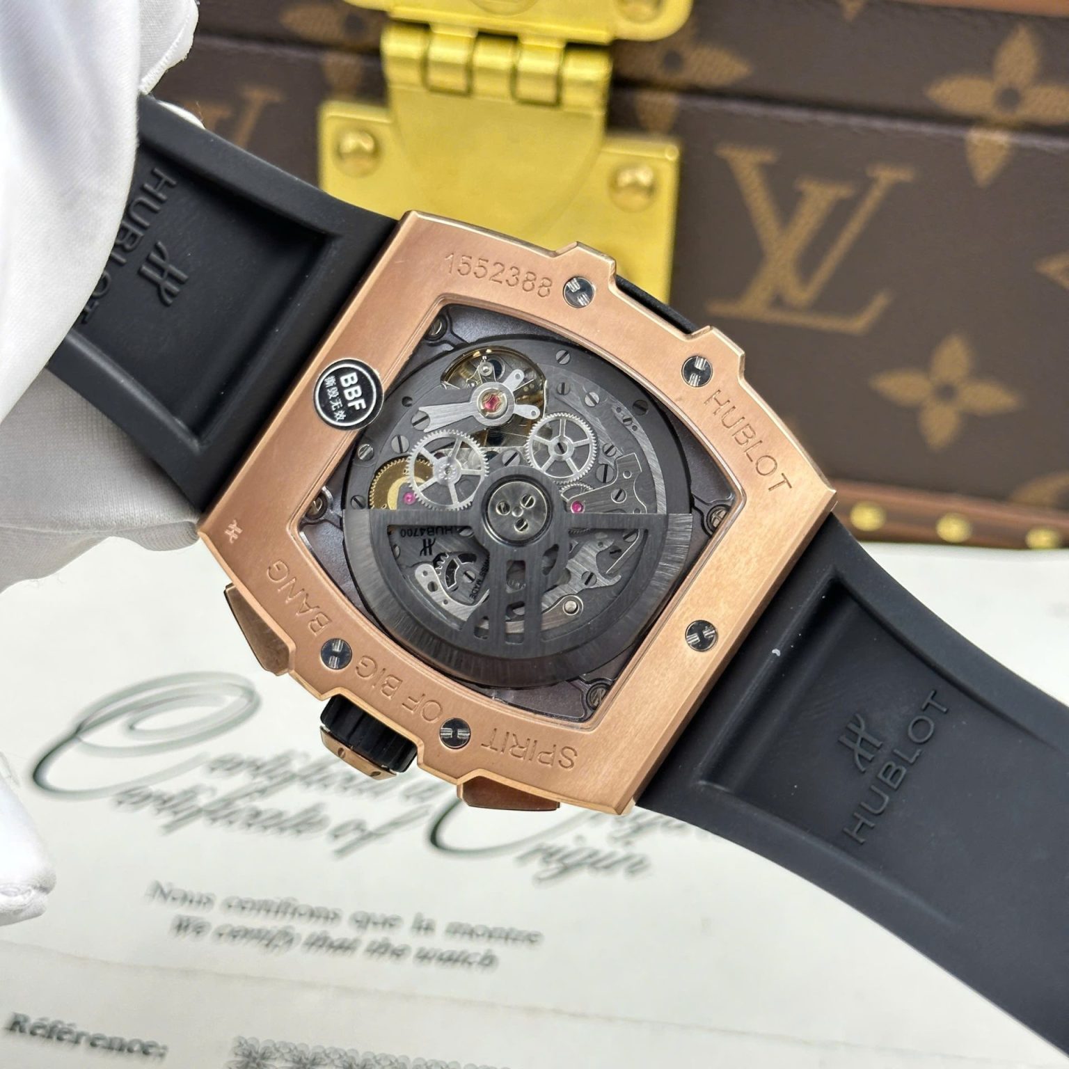 Hublot Spirit of Big Bang King Gold 42mm Swiss 1:1 Grade Luxury Watch - Image 5