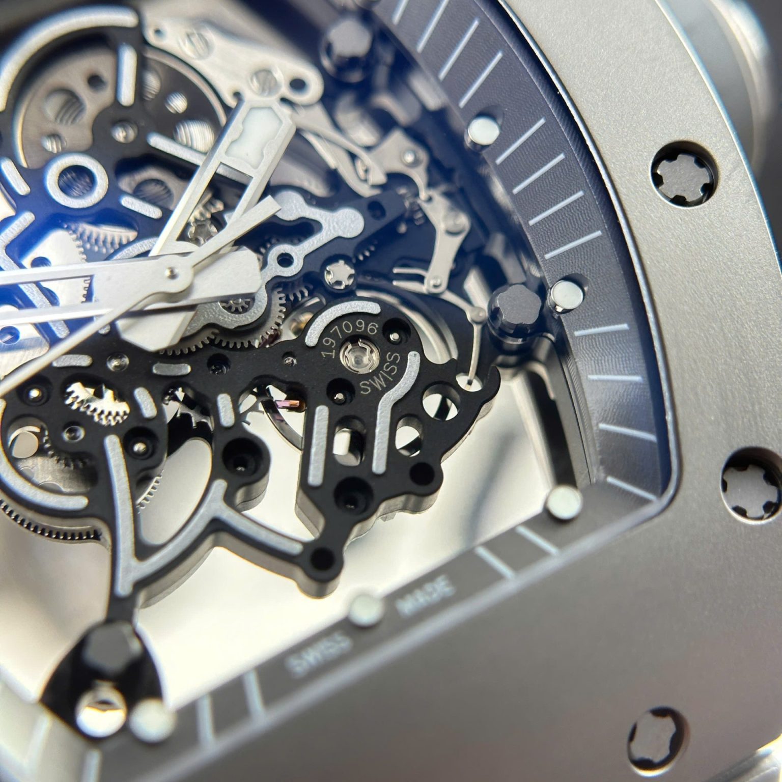 Richard Mille RM055 Bubba Watson Grey Ceramic Swiss 1:1 Grade Luxury Watch - Image 10