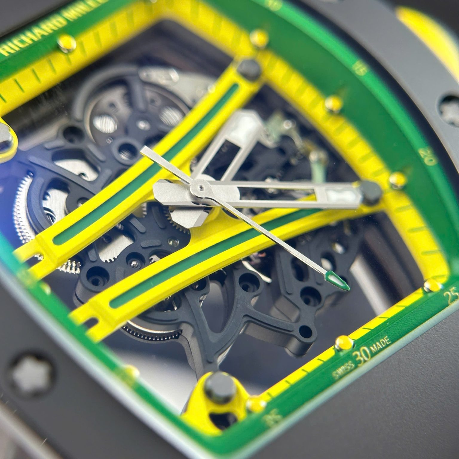 Richard Mille RM61-01 Yohan Blake Ceramic Black 42.7×50.23mm Swiss 1:1 Grade Luxury Watch - Image 10