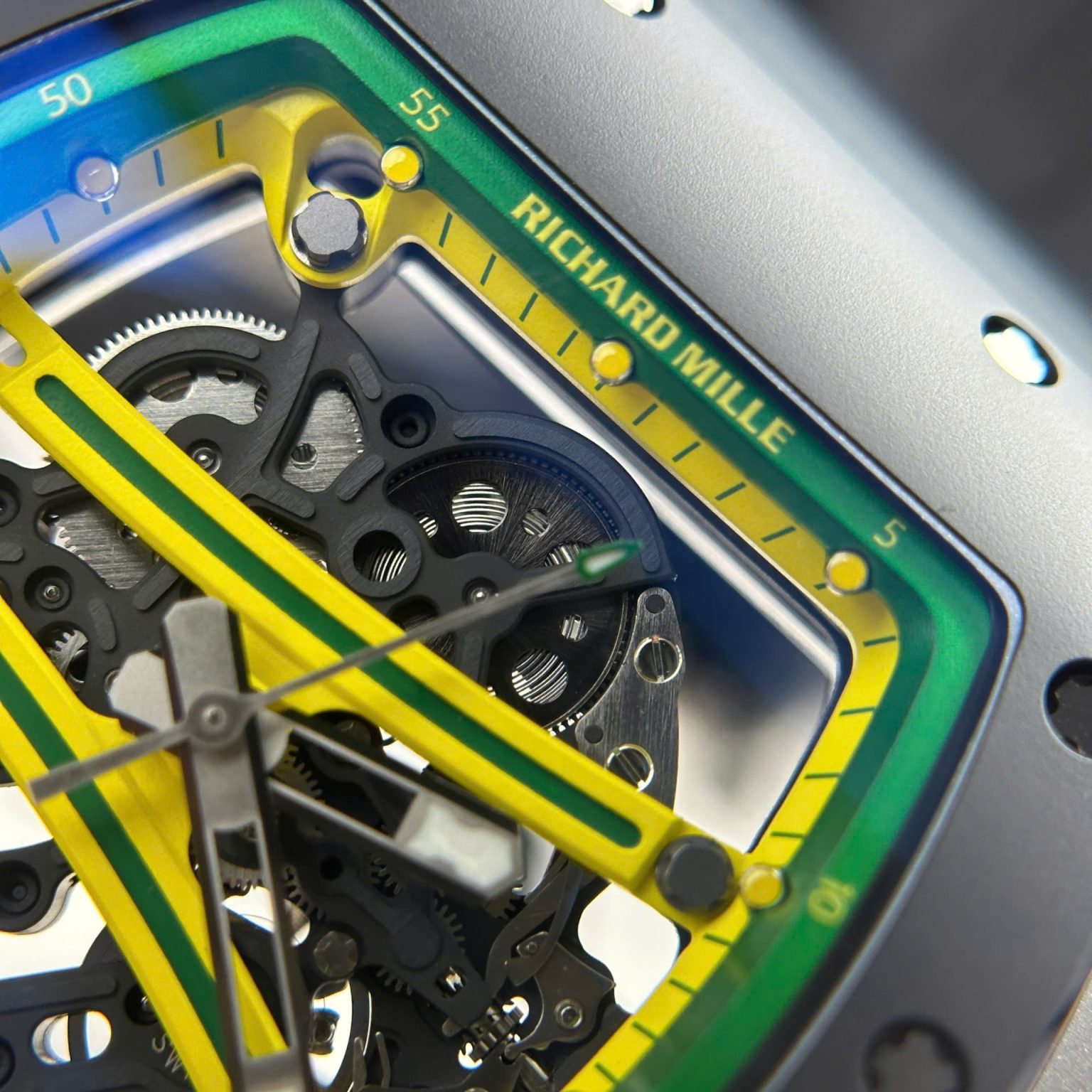 Richard Mille RM61-01 Yohan Blake Ceramic Black 42.7×50.23mm Swiss 1:1 Grade Luxury Watch - Image 11