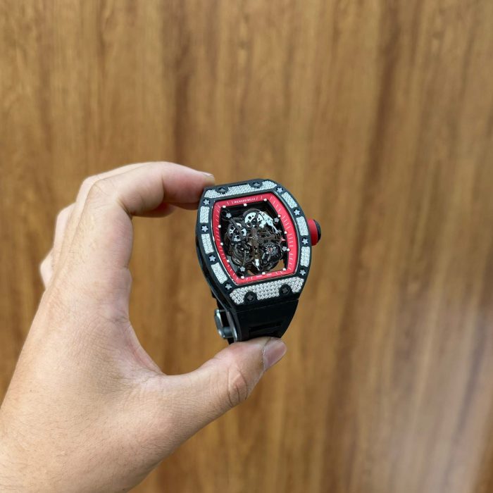 Richard Mille RM 35-02 Rafael Nadal Red – Automatic TPT Diamond-Set Case | Swiss 1:1 Grade Luxury Replica Watch