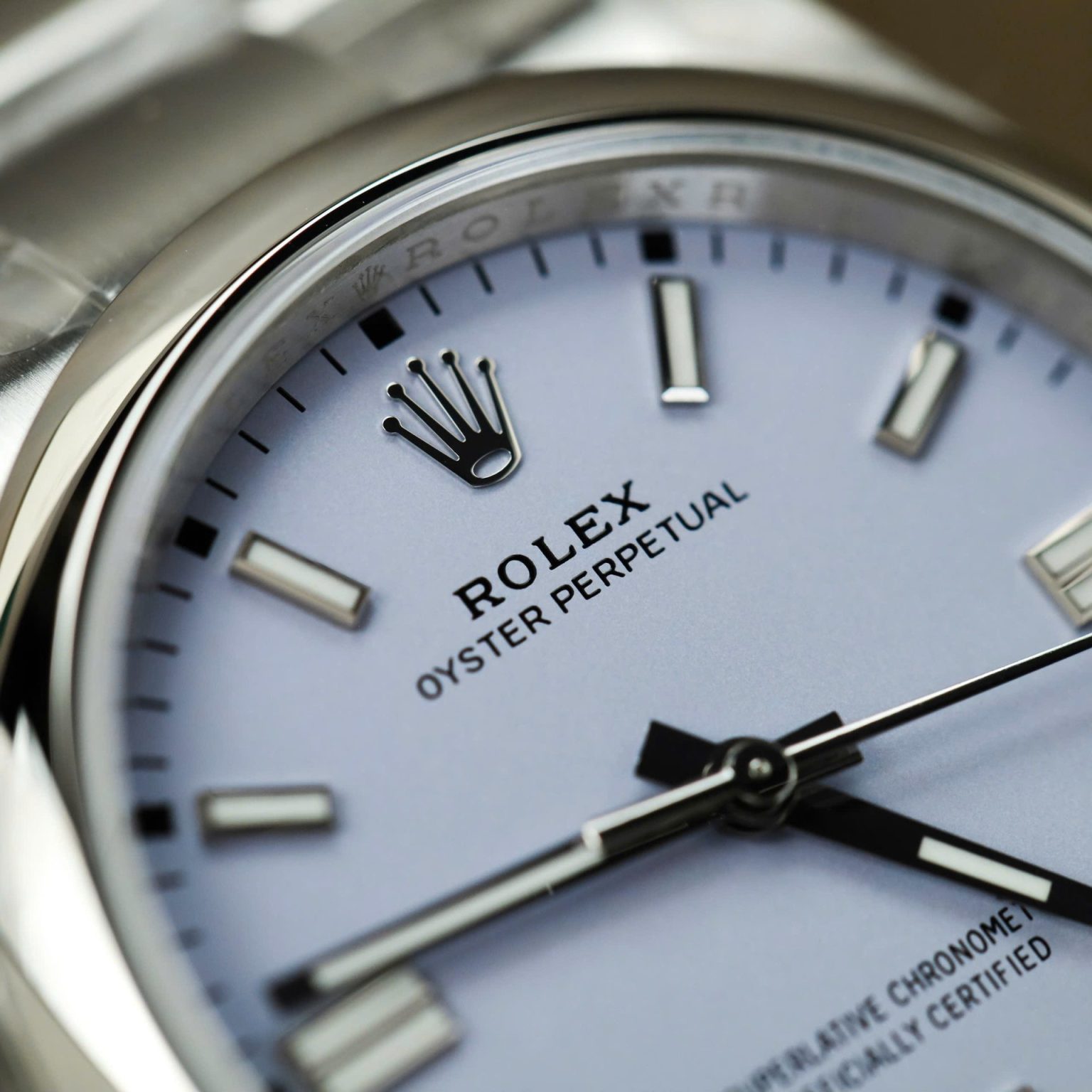 Rolex Oyster Perpetual 36mm – Lavender Dial | Swiss 1:1 Grade Automatic Replica Watch - Image 5