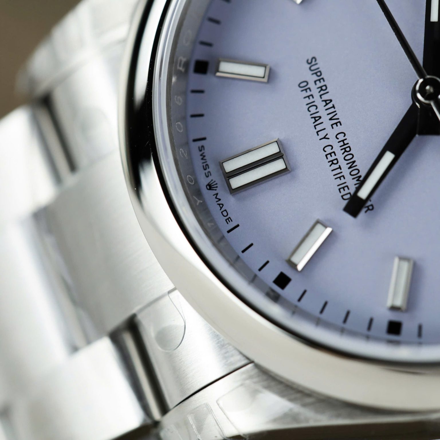 Rolex Oyster Perpetual 36mm – Lavender Dial | Swiss 1:1 Grade Automatic Replica Watch - Image 6