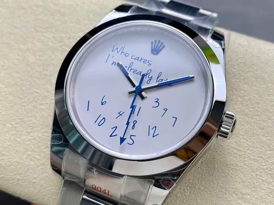 Rolex DateJust “Who Cares I’m Already Late” 41mm | Swiss 1:1 Grade Automatic Replica Watch - Image 2