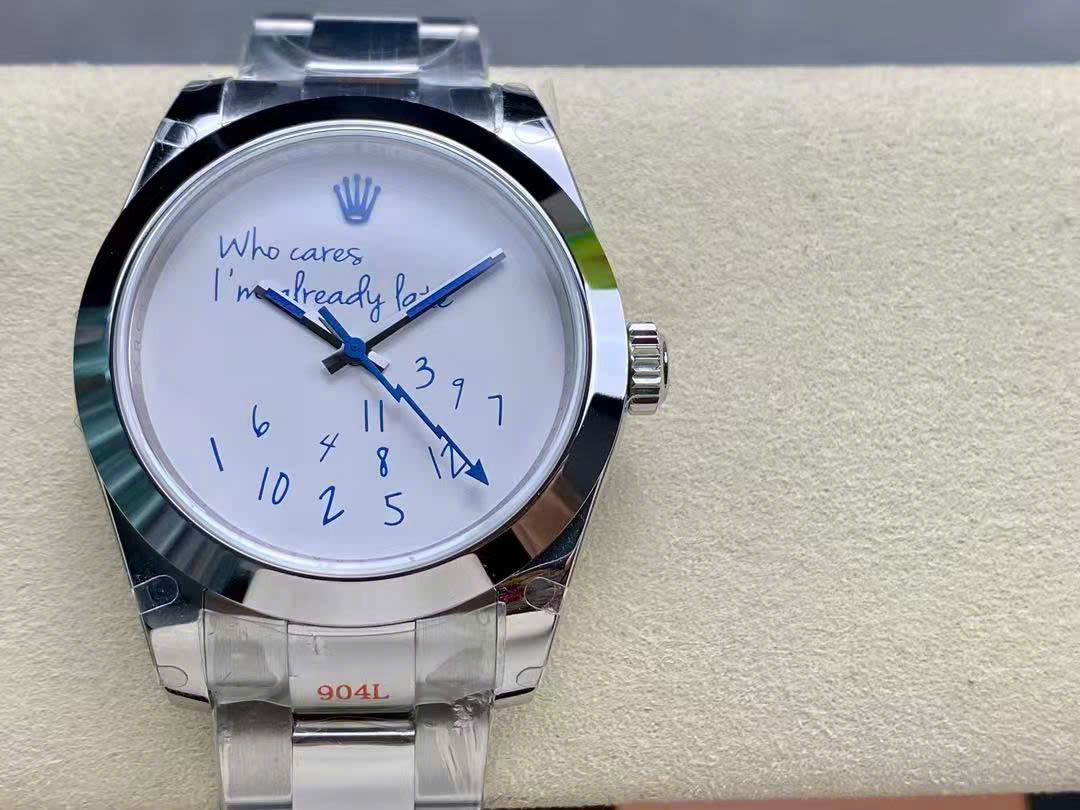 Rolex DateJust “Who Cares I’m Already Late” 41mm | Swiss 1:1 Grade Automatic Replica Watch - Image 4