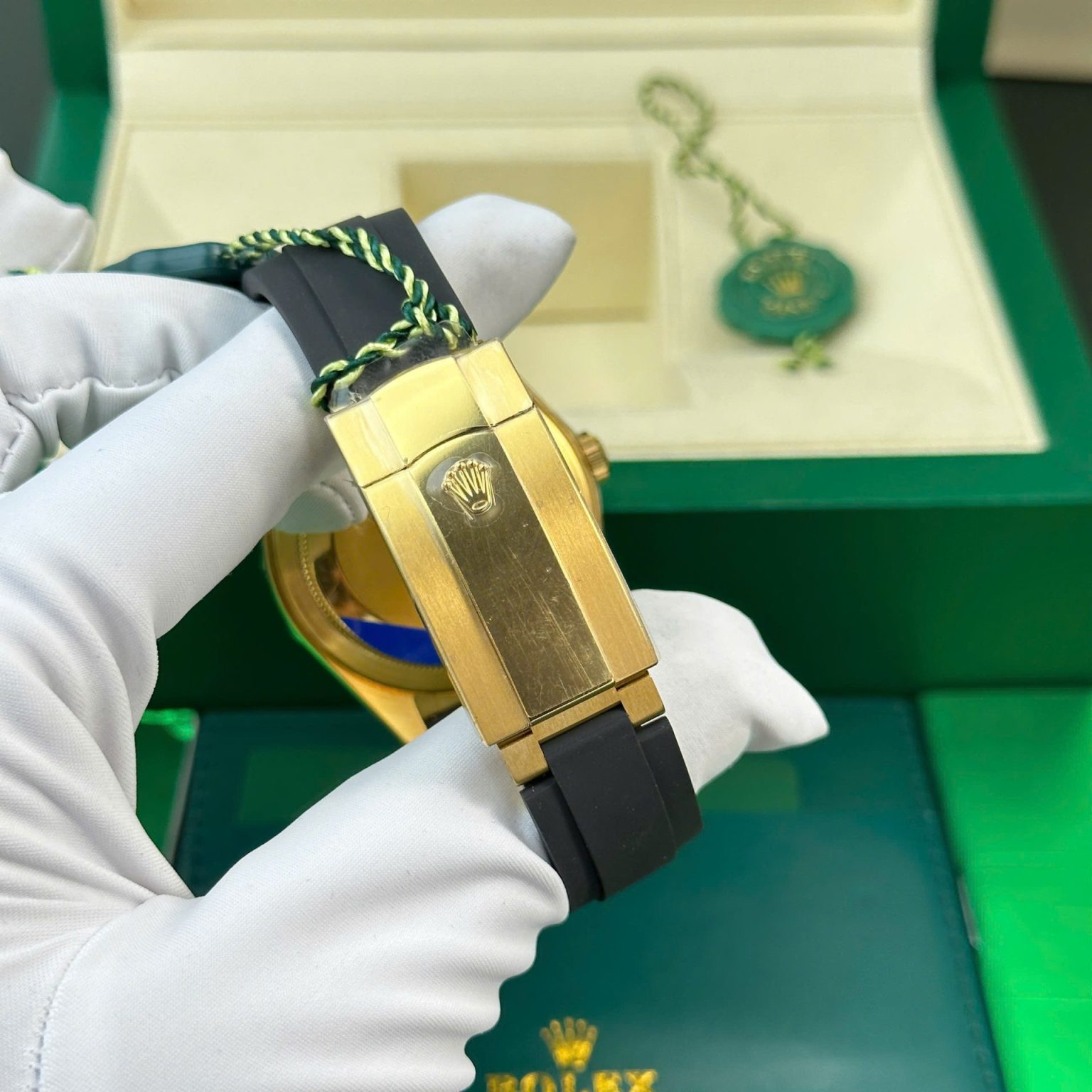 Rolex Sky-Dweller 42mm – White Dial | Custom Gold-Plated Swiss 1:1 Grade Replica Watch - Image 11