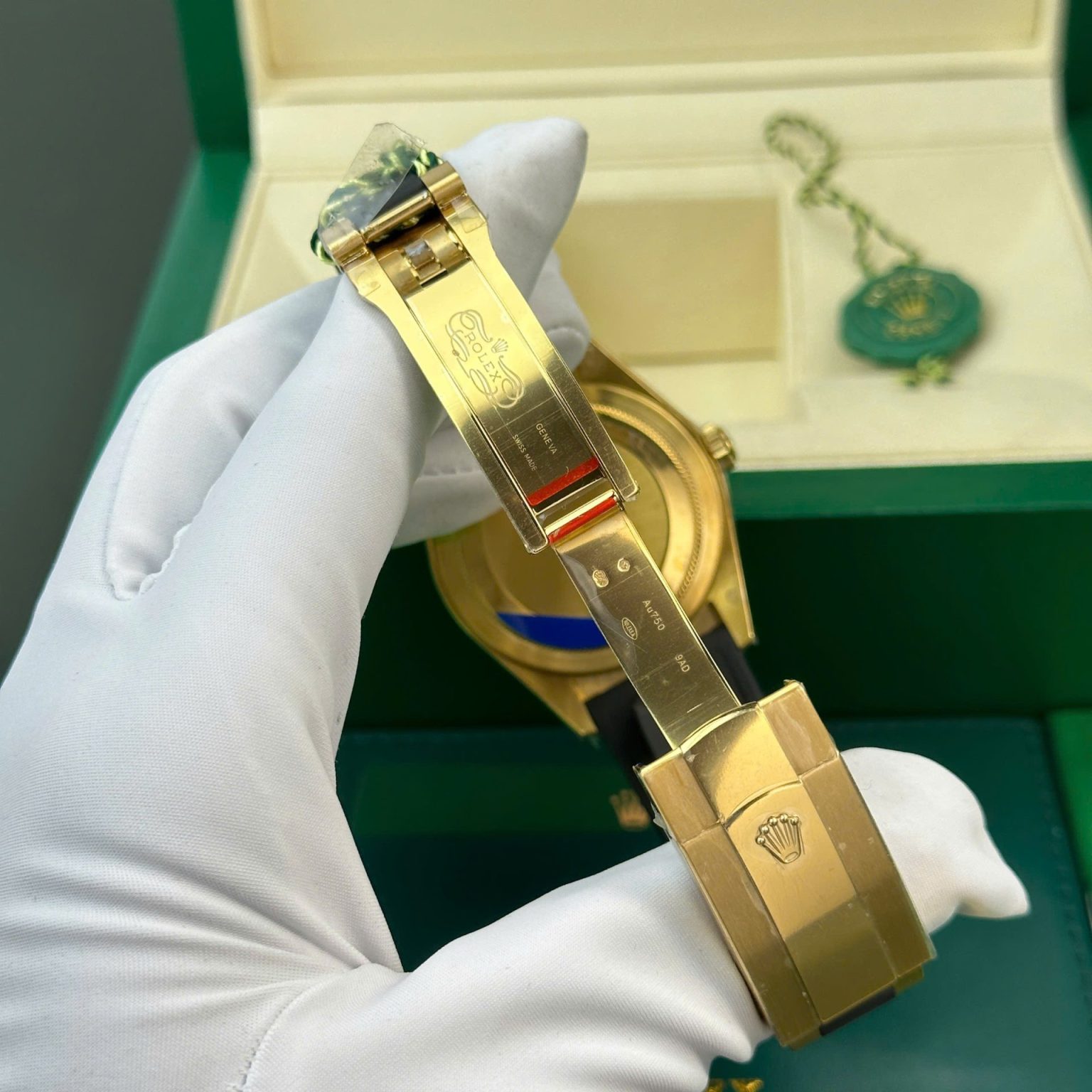 Rolex Sky-Dweller 42mm – White Dial | Custom Gold-Plated Swiss 1:1 Grade Replica Watch - Image 12