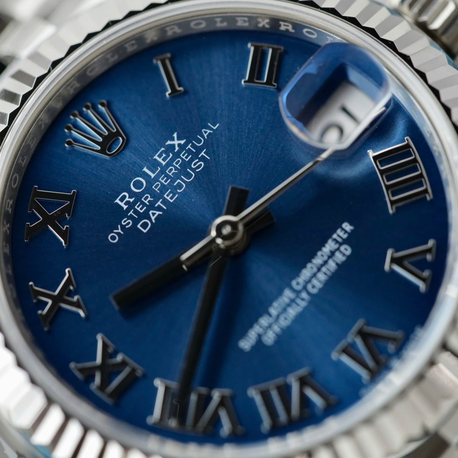 Rolex DateJust 31mm – Women’s Blue Dial | Swiss 1:1 Grade Automatic Replica Watch - Image 5