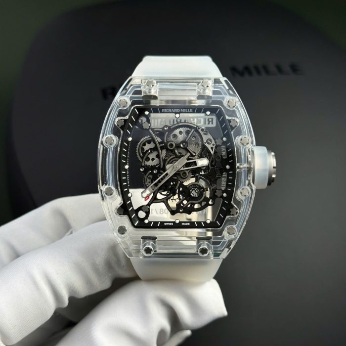 Richard Mille RM055 Sapphire Crystal 45mm | Swiss 1:1 Grade Manual Winding Replica Watch