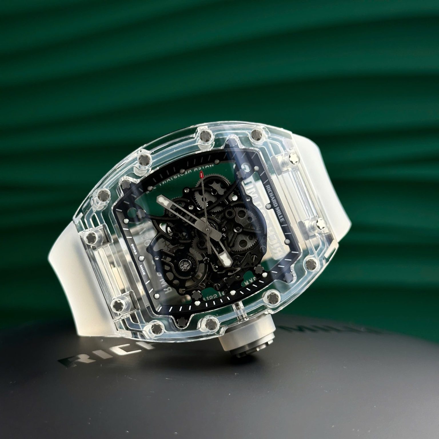 Richard Mille RM055 Sapphire Crystal 45mm | Swiss 1:1 Grade Manual Winding Replica Watch - Image 3