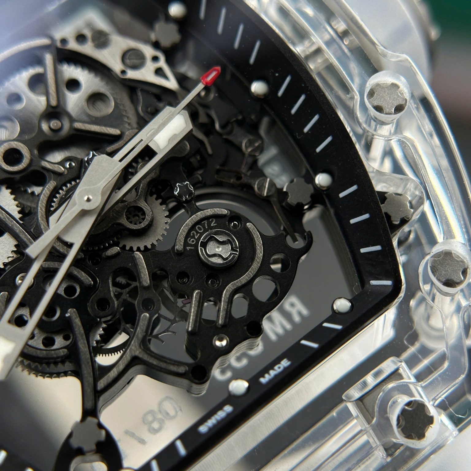 Richard Mille RM055 Sapphire Crystal 45mm | Swiss 1:1 Grade Manual Winding Replica Watch - Image 5