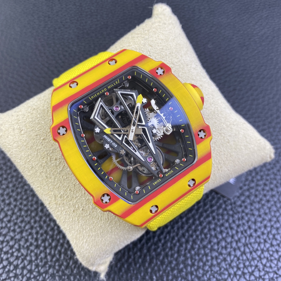Richard Mille RM27-03 Tourbillon Full Carbon 44mm | Swiss 1:1 Grade Replica Watch - Image 3