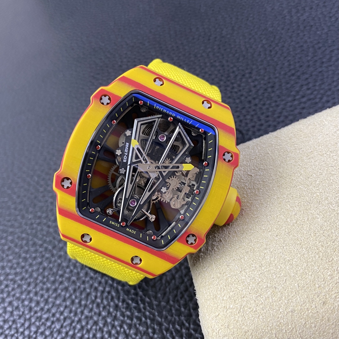 Richard Mille RM27-03 Tourbillon Full Carbon 44mm | Swiss 1:1 Grade Replica Watch - Image 4