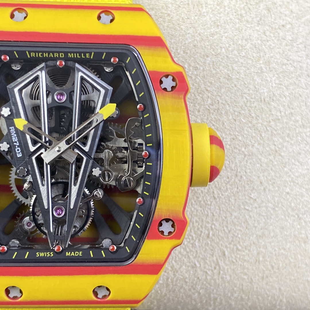 Richard Mille RM27-03 Tourbillon Full Carbon 44mm | Swiss 1:1 Grade Replica Watch - Image 5
