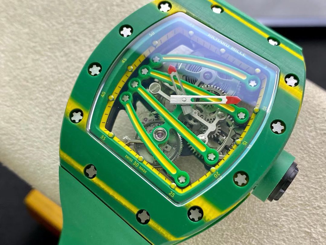 Richard Mille RM59-01 Yohan Blake Tourbillon Carbon 43x50mm | Swiss 1:1 Grade Watch - Image 2