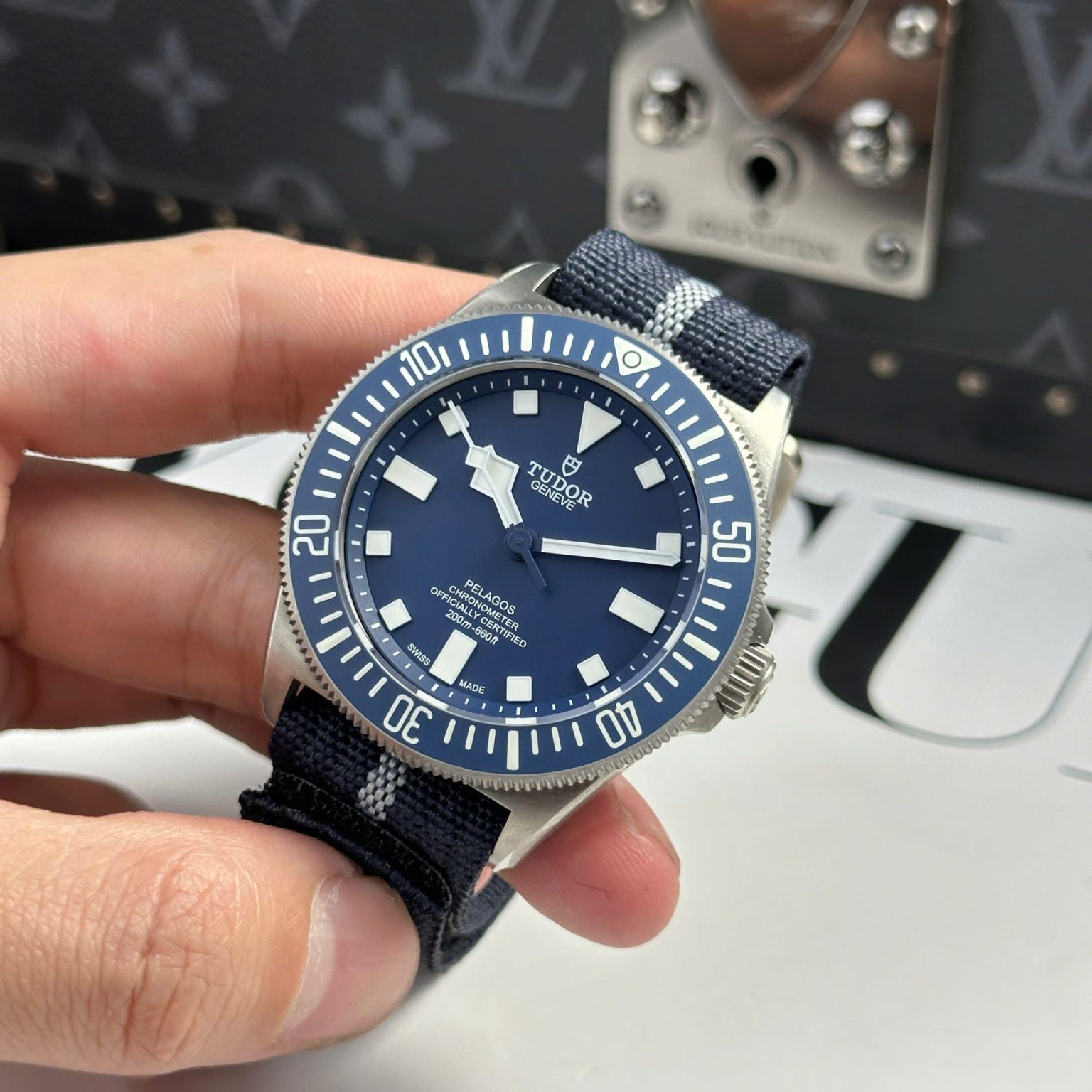 Tudor Pelagos FXD Swiss 1:1 Grade Best Clone Watch Blue Dial 42mm - Image 2