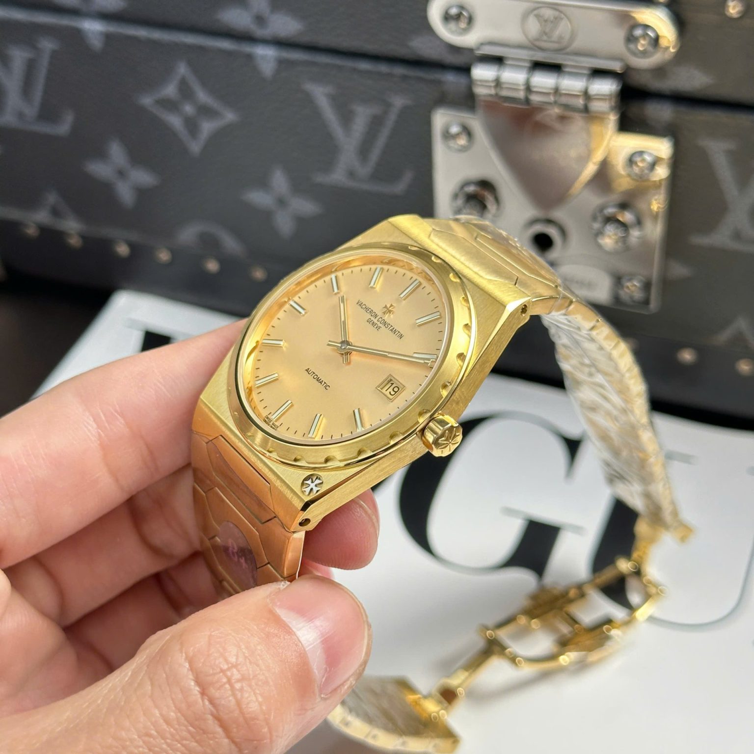 Vacheron Constantin Historiques 222 Swiss 1:1 Grade Watch Yellow Dial 37mm - Image 5
