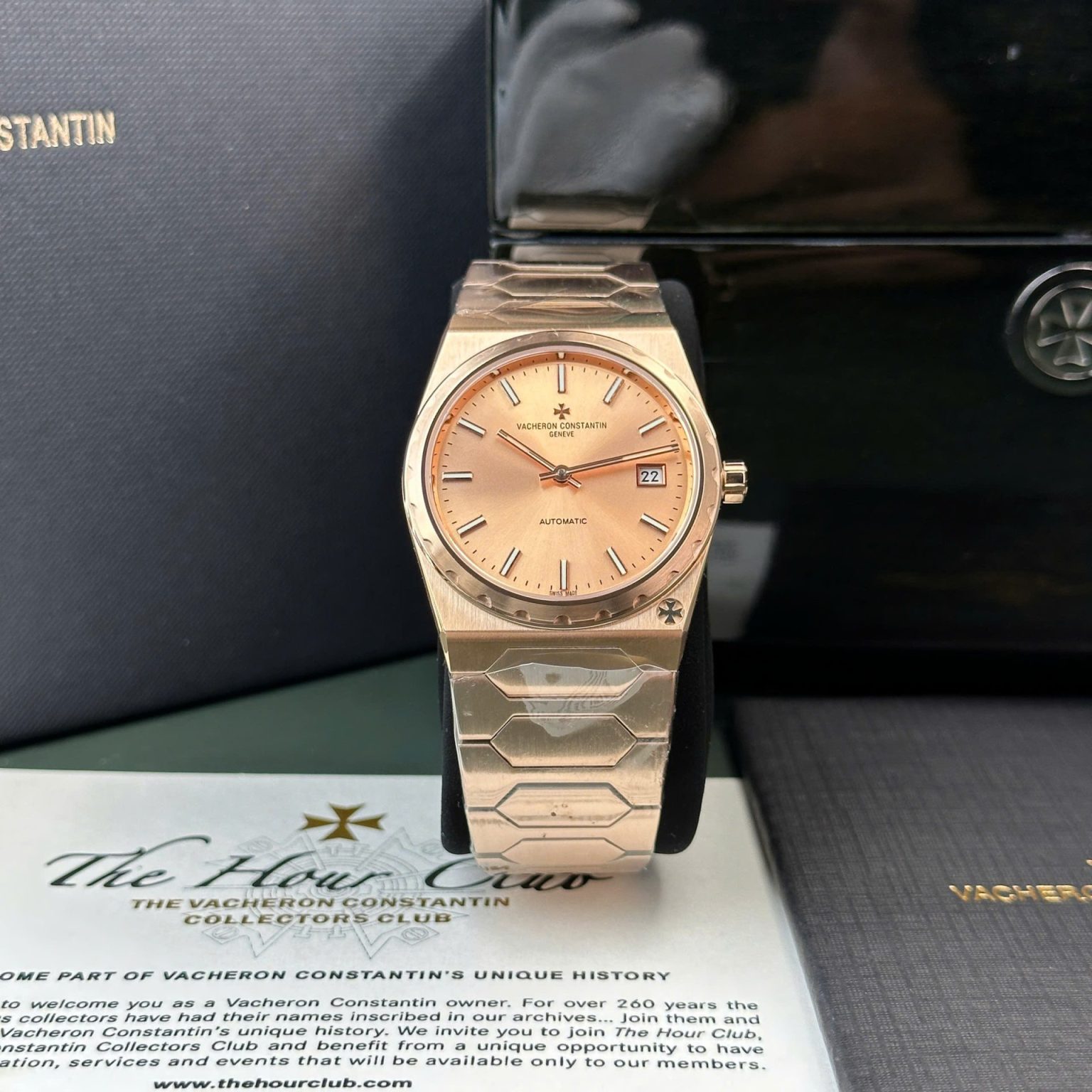 Vacheron Constantin Historiques 222 Swiss 1:1 Grade Watch Rose Gold Dial 37mm