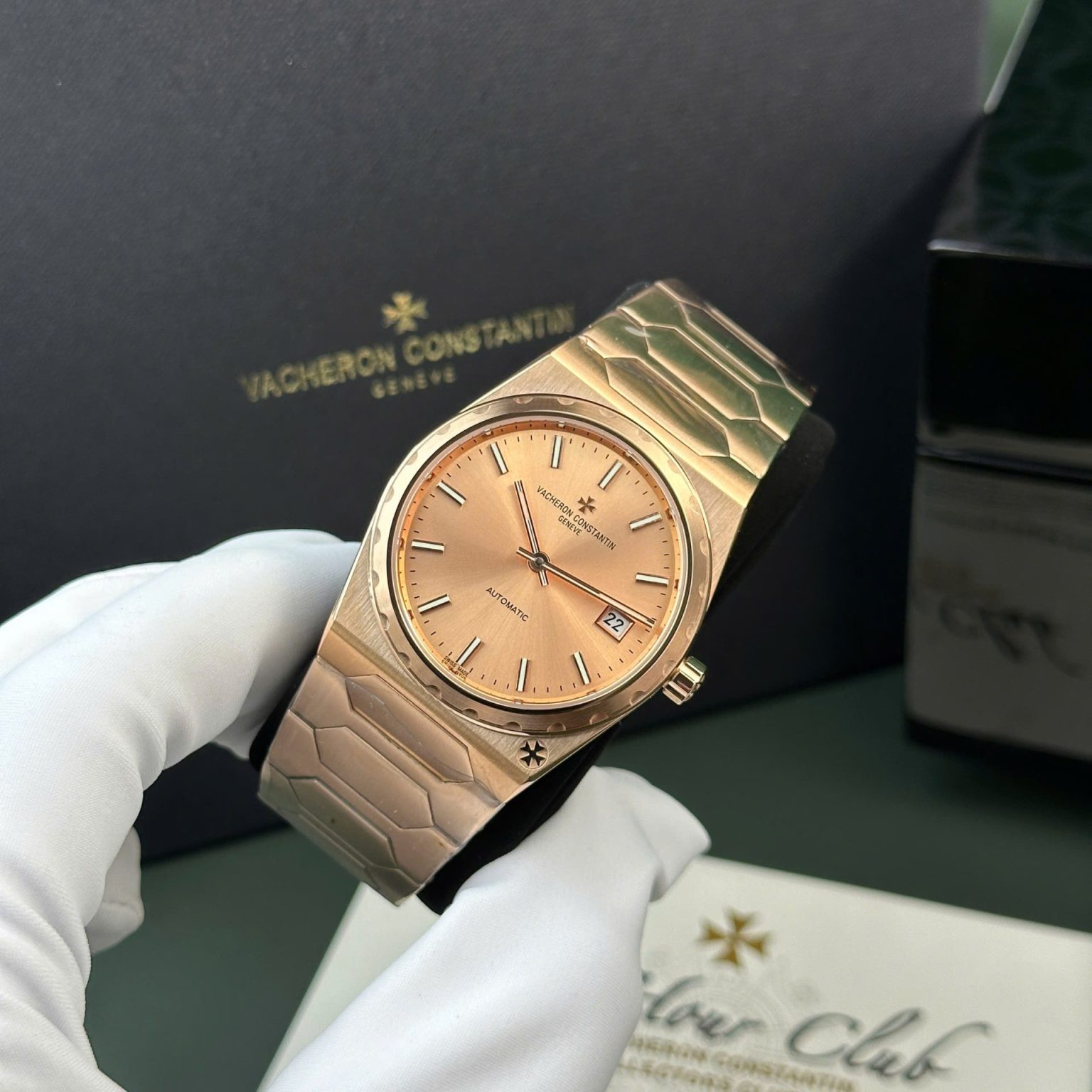 Vacheron Constantin Historiques 222 Swiss 1:1 Grade Watch Rose Gold Dial 37mm - Image 3