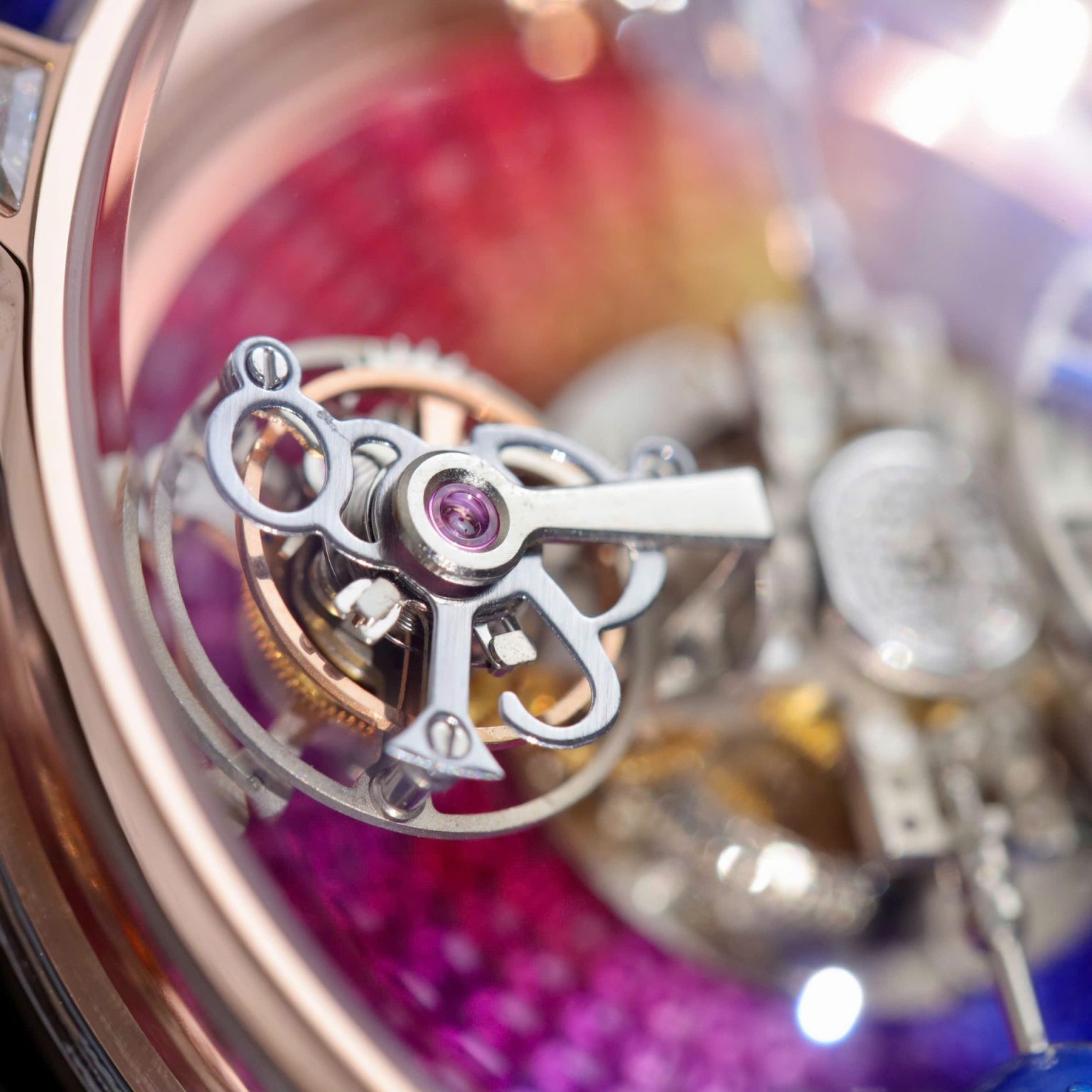 Jacob & Co Luxury Watch – Swiss 1:1 Grade – 7 Color Dial, Tourbillon Movement, Leather Strap (43mm) - Image 4