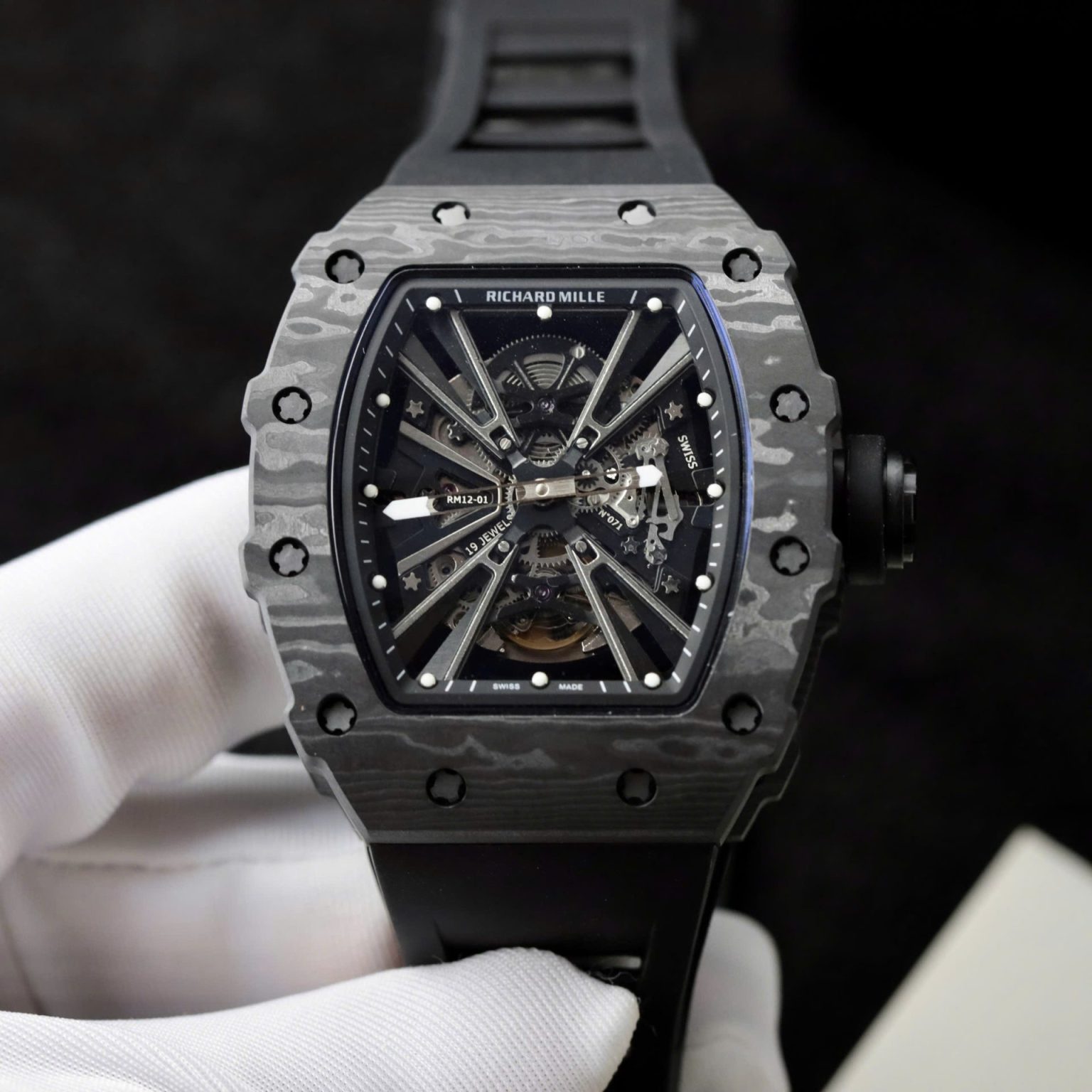 Richard Mille RM12-01 Carbon Watch | Swiss 1:1 Grade | 42mm - Image 2