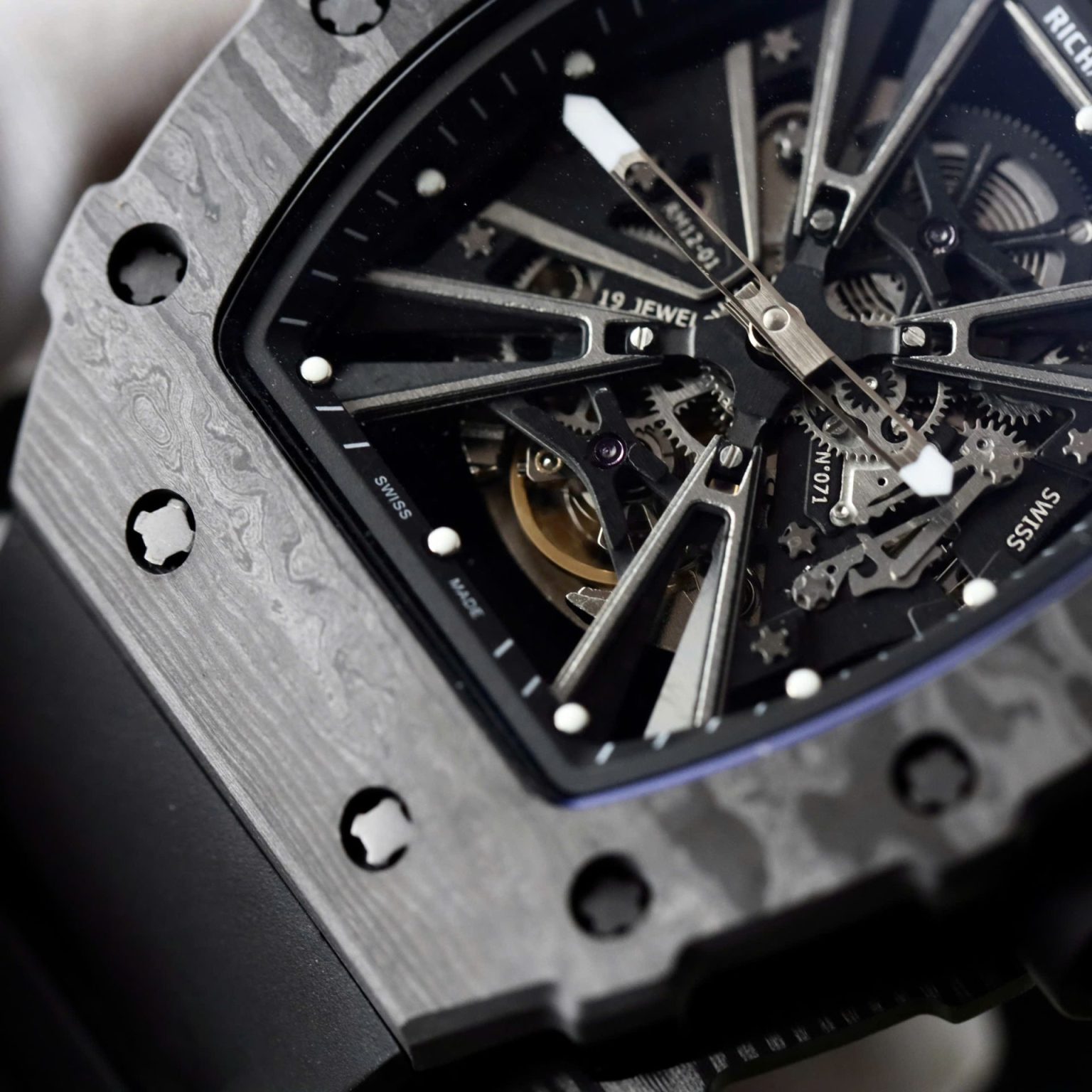 Richard Mille RM12-01 Carbon Watch | Swiss 1:1 Grade | 42mm - Image 4