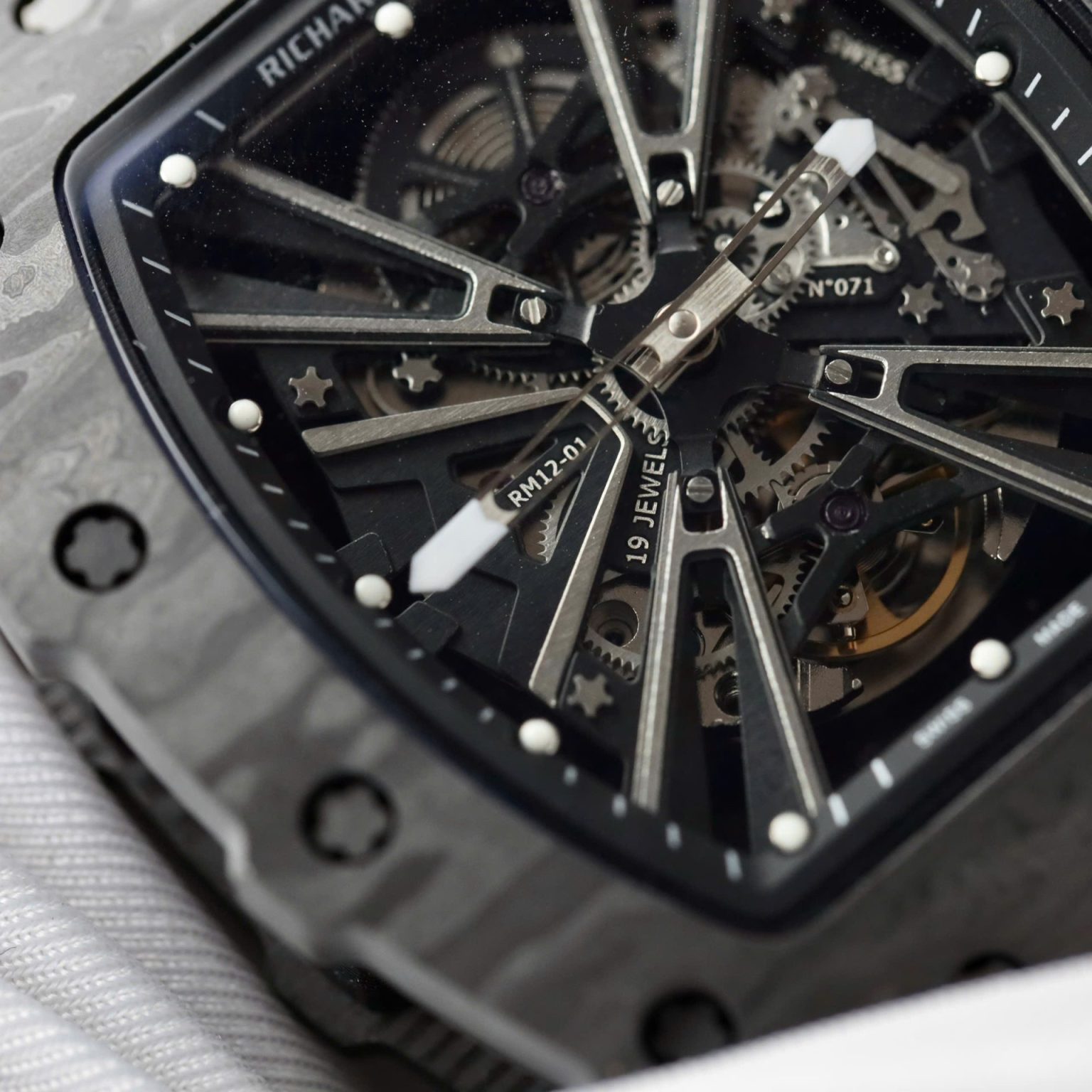 Richard Mille RM12-01 Carbon Watch | Swiss 1:1 Grade | 42mm - Image 5
