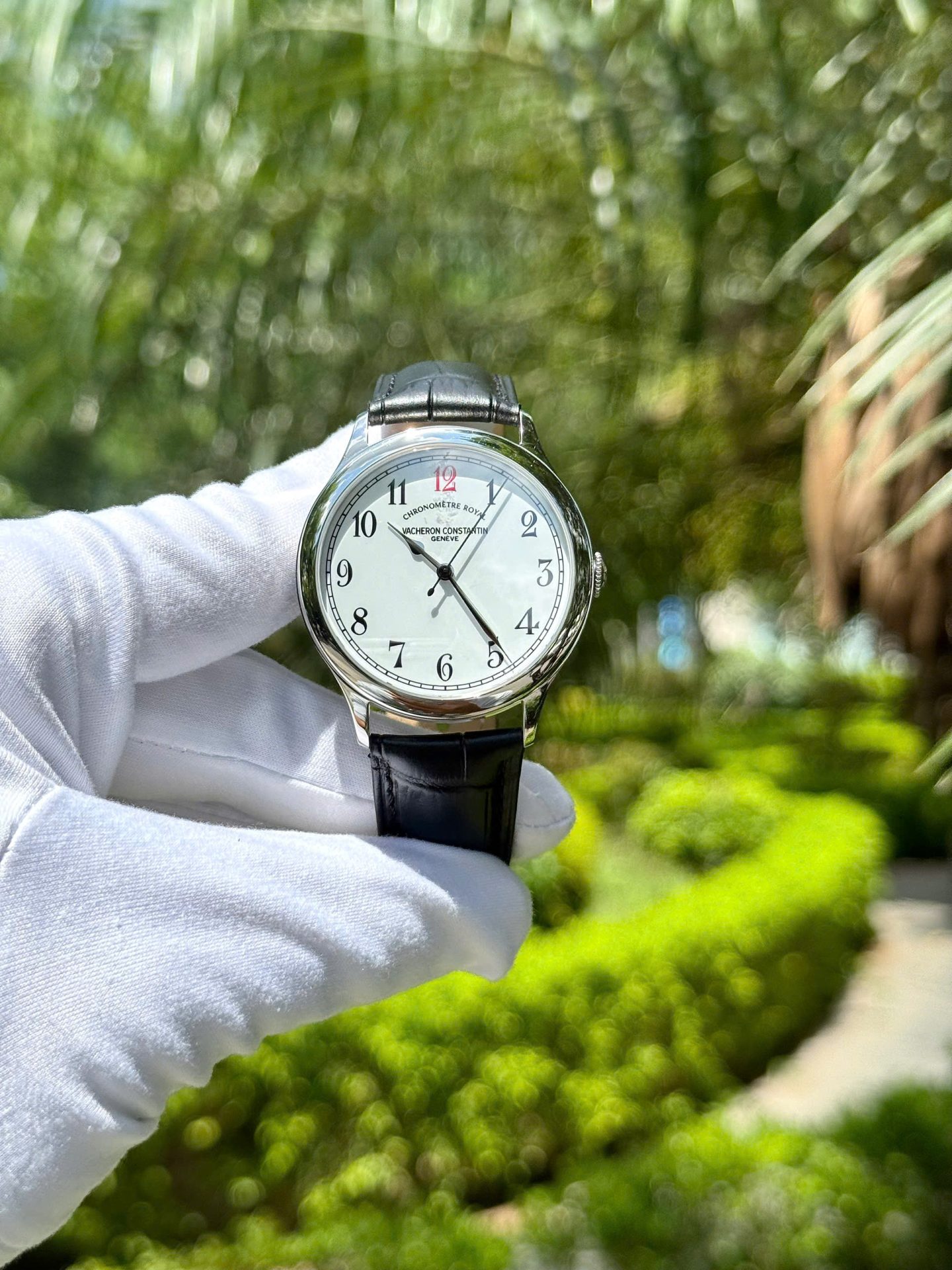 Vacheron Constantin Historiques Watch – Swiss 1:1 Grade – White Dial, Leather Strap (39mm)