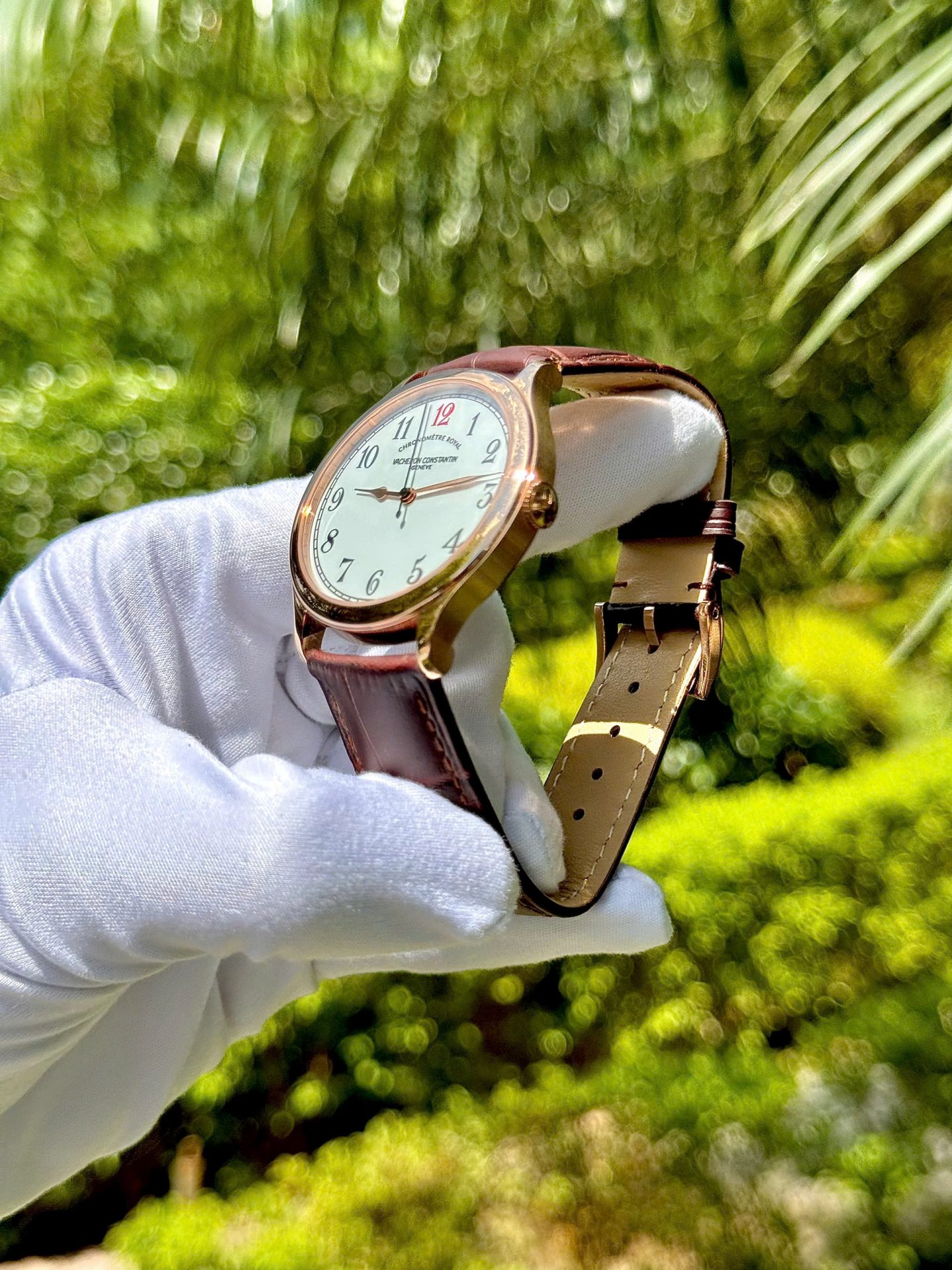 Vacheron Constantin Historiques Watch – Swiss 1:1 Grade – White Dial, Leather Strap (39mm) - Image 2