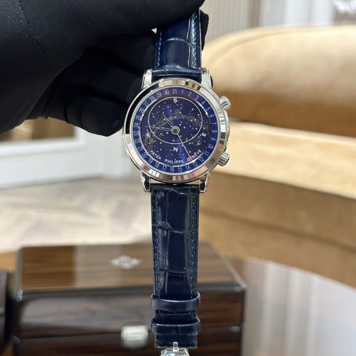 Patek Philippe Complications 6102 – Swiss 1:1 Grade Astronomical Blue Dial Watch