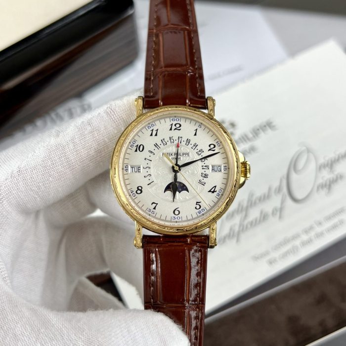 Patek Philippe Grand Complications 5160R – Swiss 1:1 Grade Leather Strap Luxury Watch