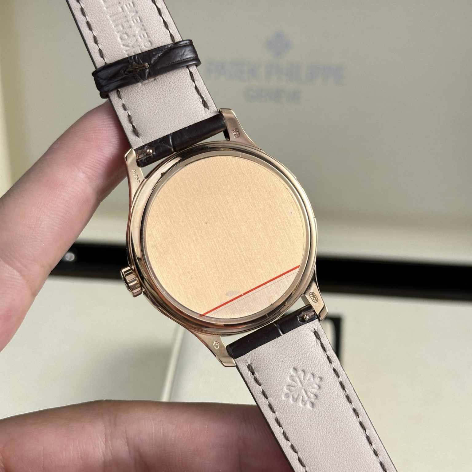 Patek Philippe Calatrava 5227R – Swiss 1:1 Grade Leather Strap Luxury Watch - Image 8