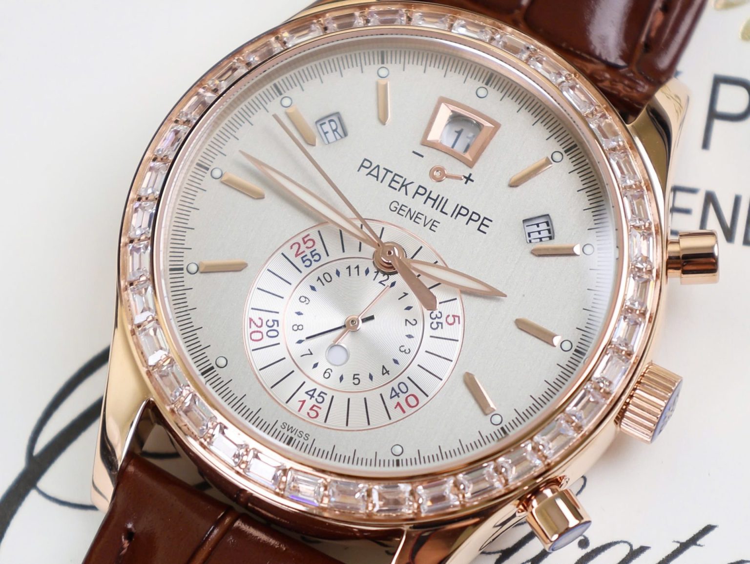 Patek Philippe Complications 5961R – Swiss 1:1 Grade Rose Gold Luxury Watch - Image 5
