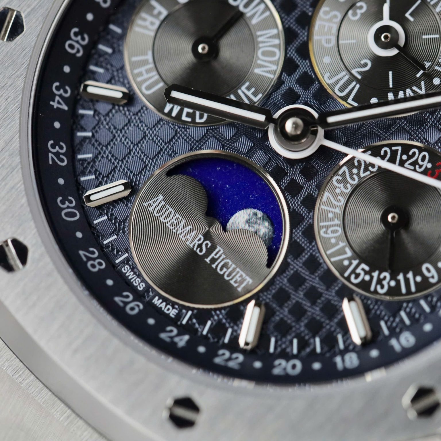 Audemars Piguet Royal Oak 26574TI Blue Dial Watch | Swiss 1:1 Grade | 41mm - Image 6