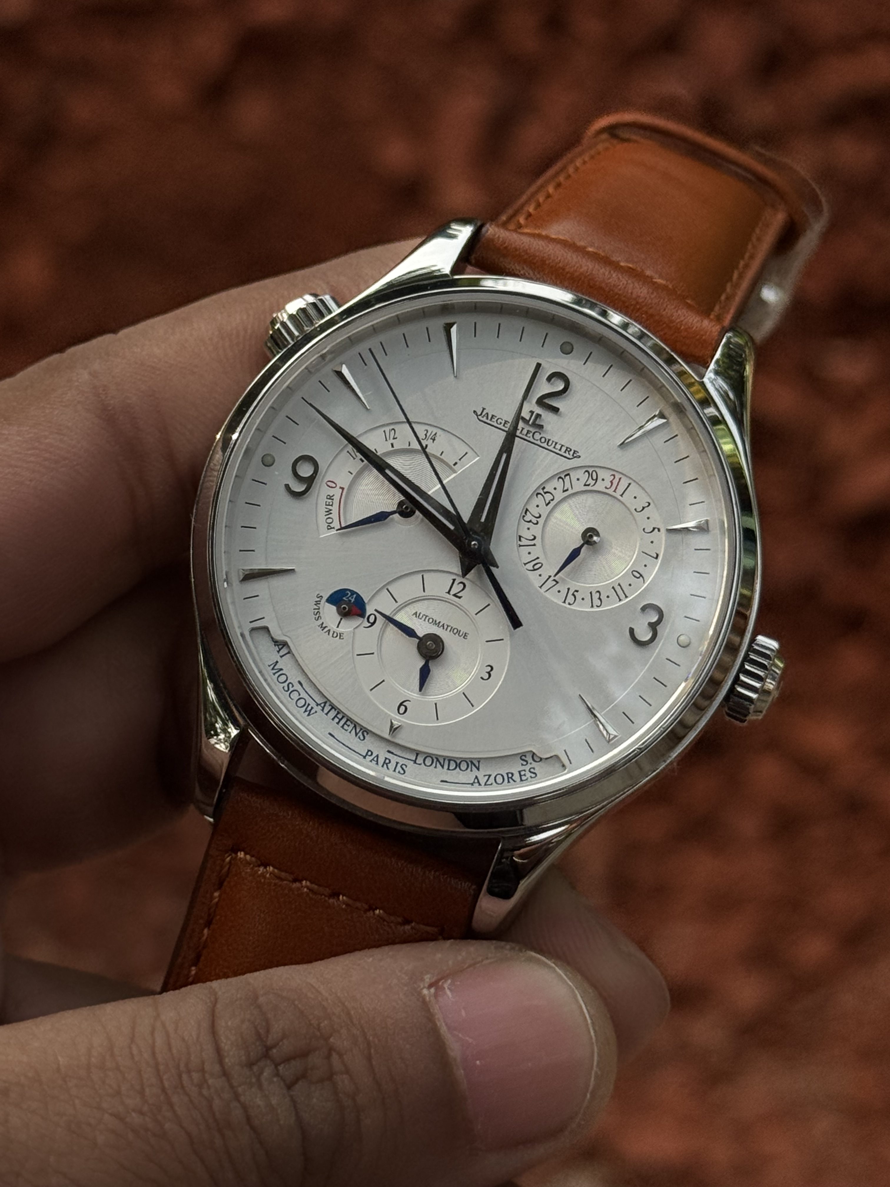 Jaeger-LeCoultre Master Control Geographic Q4128420 – Swiss 1:1 Grade Watch
