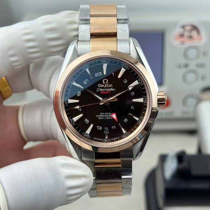 Omega Seamaster GMT Black Dial 41.5mm Swiss 1:1 Grade Watch