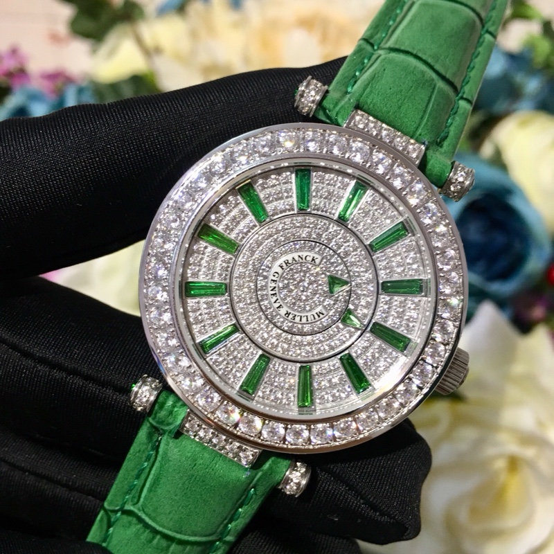 Franck Muller Double Mystery Quatre Saisons 42mm Steel/Green – Swiss 1:1 Grade Watch - Image 4