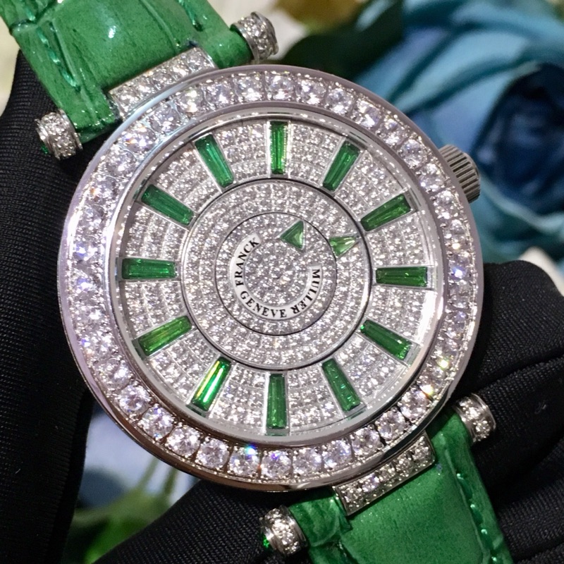 Franck Muller Double Mystery Quatre Saisons 42mm Steel/Green – Swiss 1:1 Grade Watch - Image 5